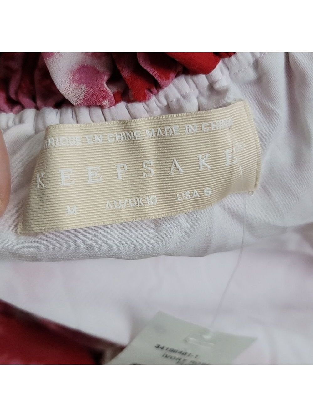 Keepsake The Label Ruffle Rose Mini Dress - Picture 12 of 13